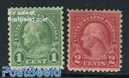 United States Of America 1922 Definitives 2v, Perf. 11:10, Mint NH - Nuovi