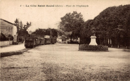 N61 - 38 - LA CÔTE-SAINT-ANDRÉ - Isère - Place De L'Esplanade - Tramway - La Côte-Saint-André