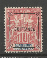 GUADELOUPE FISCAL N° 41 NEUF** LUXE SANS CHARNIERE / Hingeless / MNH - Unused Stamps