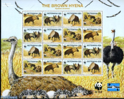 Botswana 1995 WWF, Hyeana M/s, Mint NH, Nature - Animals (others & Mixed) - World Wildlife Fund (WWF) - Botswana (1966-...)