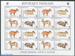 Togo 1996 WWF M/s (with 4 Sets), Mint NH, Nature - Animals (others & Mixed) - World Wildlife Fund (WWF) - Togo (1960-...)