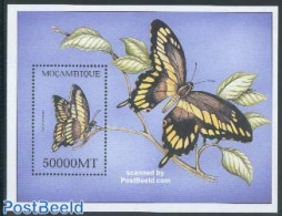 Mozambique 2002 Butterfly S/s, Mint NH, Nature - Butterflies - Mosambik