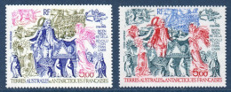 TAAF, **,  Yv PA 107, 108, Mi 256, 257, SG , Bicentenaire De La Révolution Française, - Poste Aérienne