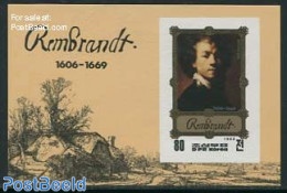 Korea, North 1983 Rembrandt Painting S/s, Imperforated, Mint NH, Art - Paintings - Rembrandt - Korea (Nord-)