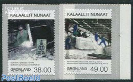 Greenland 2013 Mining 2v S-a, Mint NH, Science - Mining - Ungebraucht