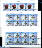 Poland 1995 Europa 2 M/ss, Mint NH, History - Nature - Europa (cept) - World War II - Flowers & Plants - Roses - Unused Stamps
