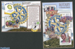 Solomon Islands 2012 Rotary Club 2 S/s, Mint NH, Various - Rotary - Rotary, Lions Club
