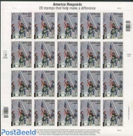 United States Of America 2002 Heroes Sheet, Mint NH, Transport - Fire Fighters & Prevention - Ongebruikt