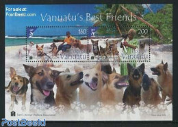 Vanuatu 2013 Dogs S/s, Mint NH, Nature - Dogs - Vanuatu (1980-...)