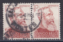 Congo Belge N° 276  Paire Oblitérée - Gebraucht