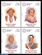 Peru 2023 Personalities 4v [+], Mint NH - Autres & Non Classés