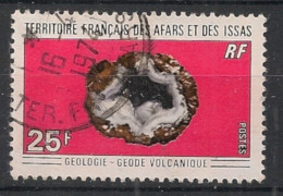 AFARS ET ISSAS - 1971 - N°YT. 370 - Géode Volcanique - Oblitéré / Used - Usati