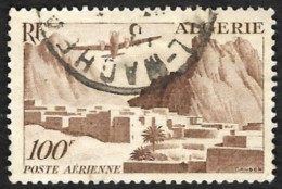 ALGERIE 1949  - PA 10 - Gorges D'El Kantara  -  Oblitéré - Aéreo