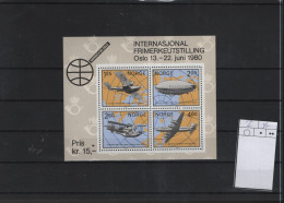 Norwegen Michel Cat.No. Sheet Mnh/** 2 - Blocs-feuillets