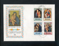 "BARBUDA" 1971, Mi. 99-102 "Weihnachten" FDC (L1002) - Antigua And Barbuda (1981-...)