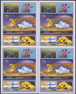 Olympics 2000 - Soccer - SIERRA LEONE - 4 S/S MNH - Ete 2000: Sydney