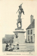 58 , ST PIERRE LE MOUTHIER , Statue De Jeanne D'Arc , * 498 83 - Saint Pierre Le Moutier