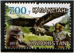 Kazakhstan 2023 . Falconry. UNESCO. 1v. - Kazakhstan