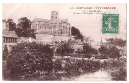 Lamballe - Vue Sur Le Gouëssant Et L'Eglise Notre-Dame - édit. A. Waron 4314 + Verso - Lamballe