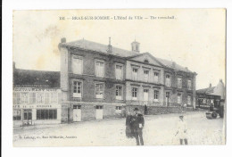 Bray-sur-Somme - L'Hôtel De Ville - Rouleau Compresseur - édit. G. Lelong 151 + Verso - Bray Sur Somme