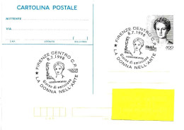 ITALIA ITALY - 1998 FIRENZE Donna Nell'arte (Lucrezia Panciatichi Di Agnolo Bronzino) Cartolina Postale Fdc - 9388 - 1991-00: Storia Postale