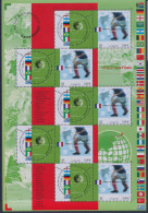 2002 Francia "Calcio Campionati Del Mondo" Emissione Congiunta Con N. 2701/2702 - Foglietto, MNH** - Gemeinschaftsausgaben