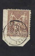 BUREAU FRANCAIS DE L'ETRANGER; SMYRNE Turquie 1872, Cachet  Type 15  Très Frais - Sage