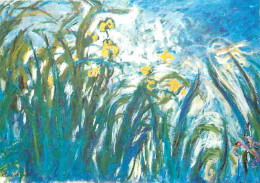 Art - Peinture - Claude Monet - Les Iris - CPM - Voir Scans Recto-Verso - Malerei & Gemälde