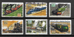 AUSTRALIE   -  1993.   TRAINS  -  Série Complète .oblitérés. - Used Stamps
