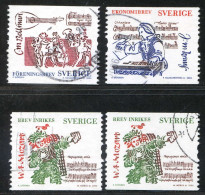 Réf 77 < SUEDE Année 2006 < Yvert N° 2524 à 2526 X 2 Ø Used < SWEDEN - Musique < Mozart X 2 - Used Stamps