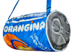 Sac Bandoulière Forme Canette Orangina Vintage Ancien - Marroquinería