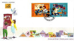 Albania Stamps 2023. Children: Philately, A Beloved Passion. FDC MNH - Albania