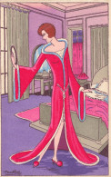 Art Nouveau Art Déco * CPA Illustrateur Bradlay * Femme Mode * Robe De Chambre Glace Chaussons - Mode