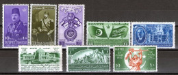 EGYPT 1945-1952 DIFERENT STAMPS  MNH - Unused Stamps