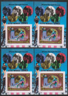 Olympics 1980 - Figure Skate - KOREA - 4 S/S Imp. MNH - Winter 1980: Lake Placid