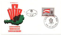 Österreich 1963 MiNr.: 1132 ÖGB Ersttag; Austria FDC Scott: 707 YT: 970 Sg: 1397 - FDC