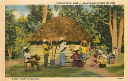 HAÏTI , PORT AU PRINCE , Décorticage Du Café , * 502 06 - Haití