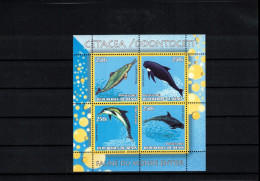 Benin 2003 Marine Life - Sea Animals - Whales+ Dolphins Block Postfrisch / MNH - Walvissen