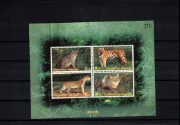 Thailand 1998 Big Cats - Cats Of Prey - Tiger Block Postfrisch / MNH - Félins