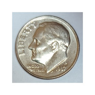 ETATS UNIS - KM 195a - 1 DIME 1987 P - Philadelphie - FRANKLIN ROOSEVELT - TTB/SUP - 1946-...: Roosevelt