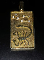 Pendentif Signe Du Zodiaque SCORPION 24-10 à 22-11 - Anhänger