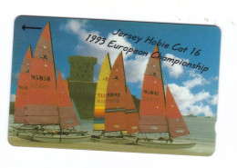 Carta Telefonica - Isola Di Jersey - 1993 European Championship -  Carte Telefoniche@Scheda@Schede@Phonecards@Telecarte@ - Jersey En Guernsey