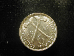 Southern Rhodesia  6 Pence 1941 Bu - Rhodesien