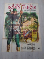 Une Affiche Originale Le Triomphe De Robin Des Bois Lenzi Don Burnett 1962 ( Format   160 Cm X 120 Cm ) - Afiches & Pósters