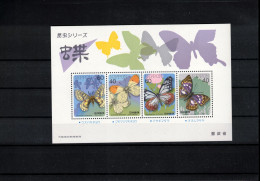 Japan 1987 Butterflies Block Postfrisch / MNH - Vlinders