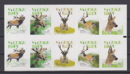 Sweden Booklet 2016 - SH 95 Deer Animals MNH ** Self-Adhesive - 1981-..