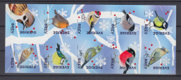 Sweden Booklet 2018 - Winter Birds MNH ** Self-Adhesive - 1981-..