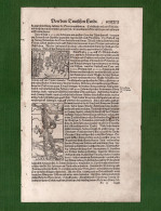 ST-DE Kaiser Ludwig IV Der Bayer 1550 Sebastian Münster Cosmographia 3 Holzschnitte - Stiche & Gravuren