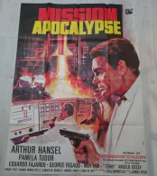 Une Affiche De Cinéma Grand Format Pliée Originale : Mission Apocalypse Année 1966    Format  ( 160 Cm X 120cm ) - Affiches & Posters