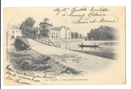 Samois - Le Pont De Bois Et La Villa Rose - édit. Thibault 159 + Verso - Samois
